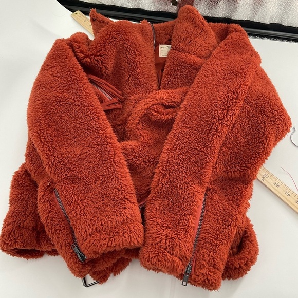 We the Free Free People So Cozy Slouchy Moto Jacket Size S - Picture 14 of 16
